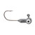 Mr Crappie Sausage Head - 1/8oz Gray 6pk