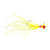 Mr Crappie Shoo Shiner Jig - 1/64oz Chartreuse Shiner 2pk
