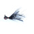 NotHead Feather Jig 1/16 - Black/White 2pk