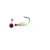 NotHead Feather Jig 1/16 - White/White 2pk