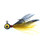 NotHead Feather Jig 1/32 - Black/Yellow 2pk