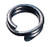 Owner Hyperwire Split Ring - Size 2 Blk Chrome 16pk