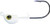 Owner Ultrahead Inshore - 3/16oz White 4pk