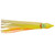 P-Line Sunrise Squid - 4.5'' Glo Ylw/Org Sptch 5pk