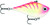 Rapala Rippin' Rap - 1/2oz 2.5'' Pink Tiger UV