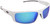 Sea Striker Sunglasses - Finatic Shiny Wht;Blu Mirror