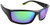 Sea Striker Sunglasses - Rum Runner Blk;Grn Mirror