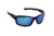 Sea Striker Sunglasses - Throwdown Shiny Blk;Blu Mirr