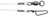 Spro Fluor Leader BB Swivel - 80 lb 2pk
