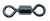 Spro Power Swivel - 120 lb #5 Black 50pk