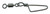 Spro Power Swivel Coastlock - 60 lb #6 Black 3pk