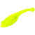 Mr Crappie Shadpole XL - 2.5'' Chartreuse Shiner 10pk