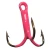 SumnerBros Ice Glo Treble - #12 Hot Pink 3pk