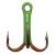 SumnerBros Ice Glo Treble - #4 Chartreuse-Orange 3pk