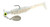 Team Crappie Slab Dragger - 1/16oz 2.625'' Wht/Glim Gray