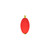 Thill Foam Float - Weighted - Oval 2.5'' Red Snap-On 2pk