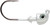 VMC Boxer Jighead - 1/4oz Metallic White 4pk