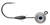 VMC Minnow Shaker Jig - 3/32oz 2/0 Natural 4pk