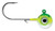 VMC Neon Moon Eye Jighead - 1/2oz Green Fire UV 4pk