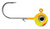VMC Neon Moon Eye Jighead - 3/4oz Chartreuse Orange 4pk