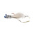 Whisker Skippy Jig - 1/16oz Blue White 2pk