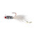 Whisker Skippy Jig - 1/8oz White Silver 2pk