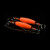Whisker SM Rattlers - 2.5'' 6/0 Orange 2pk