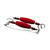 Whisker SM Rattlers - 2.5'' 6/0 Red 2pk