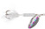 Yakima Rooster Tail - 1/16oz Swing; Tinsel Shad UV