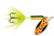 Yakima Rooster Tail - 1/8oz Swg;Fire Tiger Tux Bld