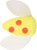 Yakima SNG WE DltHarnRig - 1Hk - #2; Clown White Wing