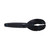Yamamoto Shinobi Grub - 3.5'' Blk w/LG Blue Flk 8pk