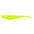 Z Man Scented Jerk ShadZ - 6'' Hot Chartreuse 4pk - FAR-507