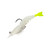 Z Man SW EZ ShrimpZ Rigged - 3.5'' Glow/Cht Tail 2pk