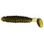 Charlie Brewer Crappie Grub - 1.5'' Avocado Glt/Cht 15pk - CSGG88