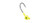 Strike King SW Flats JigHead - Chartreuse 3pk - FJH14-801