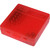 MTM Flip Top Ammo Box for 40/10mm/.45 ACP 100rd Clear Red - P-100-45-29