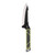 SOG Knives Terragrip Camp Knife 6-7/10" Drop Point Blade Black Green - SOG-17-44-07-43