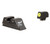 Trijicon HD Night Sight MOS fit rear Yellow front for Glock Models 17-39 - GL114-C-601088