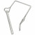BOAT Coupler Safety Pin, Square Shape Zinc