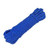 BOAT Dock Line Solid Braid, 3/8'' x 15' Blue