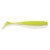 DOA CAL Series Shad Tail, 4'' Key Lime 12pk