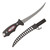EA Fillet Knife With Sheath, Red/Gray