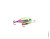 Jenko Crappie Crank Bait, 2'' Creepy 1pk