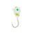 LakeEffect Tungsten Ice Jig, 3mm Lily Pad Glow