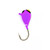 LakeEffect Tungsten Ice Jig, 3mm Purple Hornet