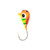 LakeEffect Tungsten Ice Jig, 3mm Tangerine Tiger