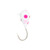 LakeEffect Tungsten Ice Jig, 5mm Valentine Glow