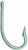 Mustad SeaDmnHk:Fgd:KnfE:TBR, 6/0 Duratin 10pk