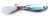 Acme Bucktail Kastmaster 1/2oz - Chrome Neon Blue Stripe